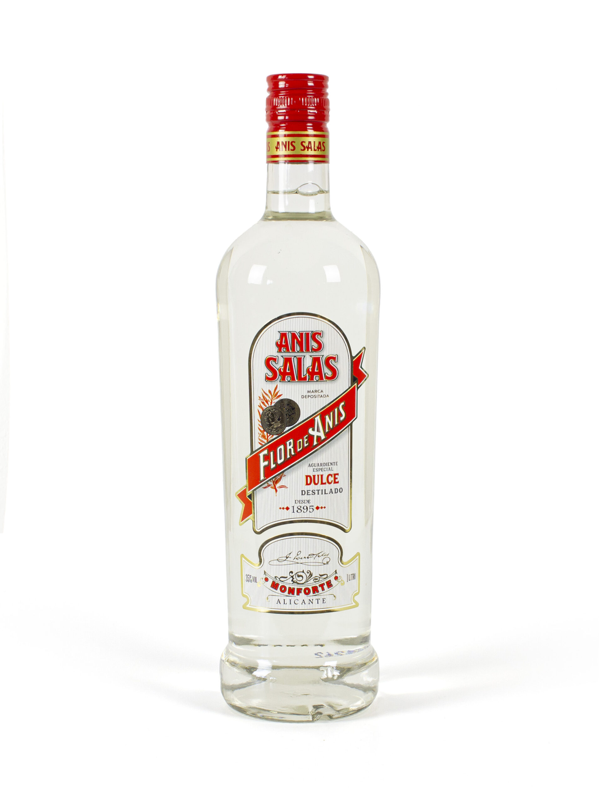 Anís Salas "Flor de Anís" Dulce 1L